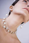 Freshwater Pearl Choker and Earrings